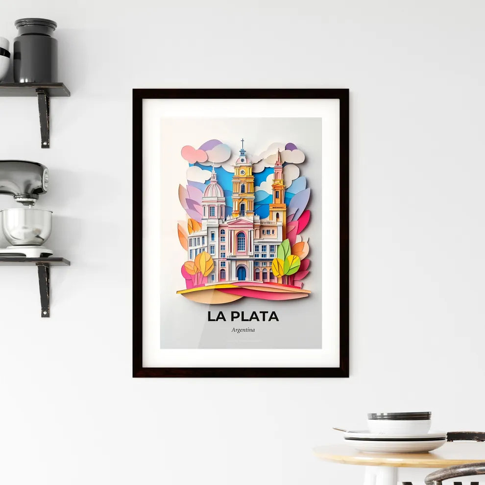 Vivid La Plata, Argentina, Framed Wall Art