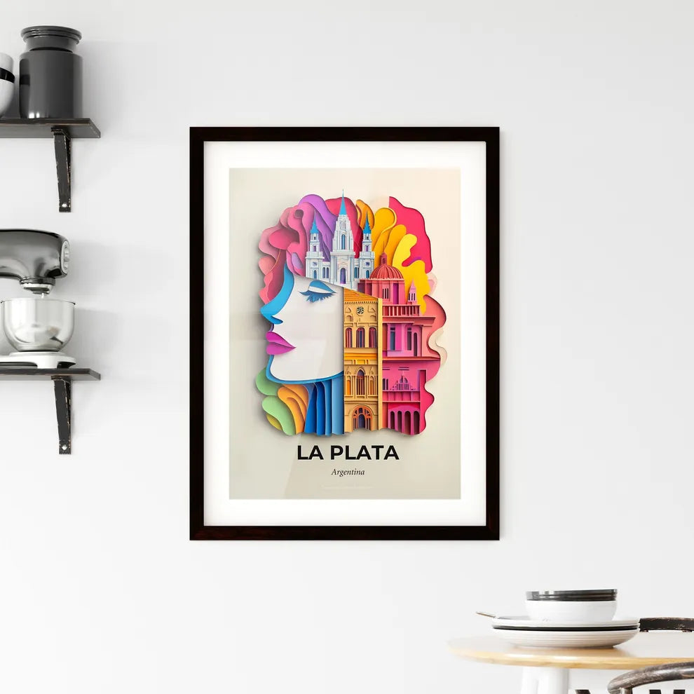 Vivid La Plata, Argentina, Framed Wall Art