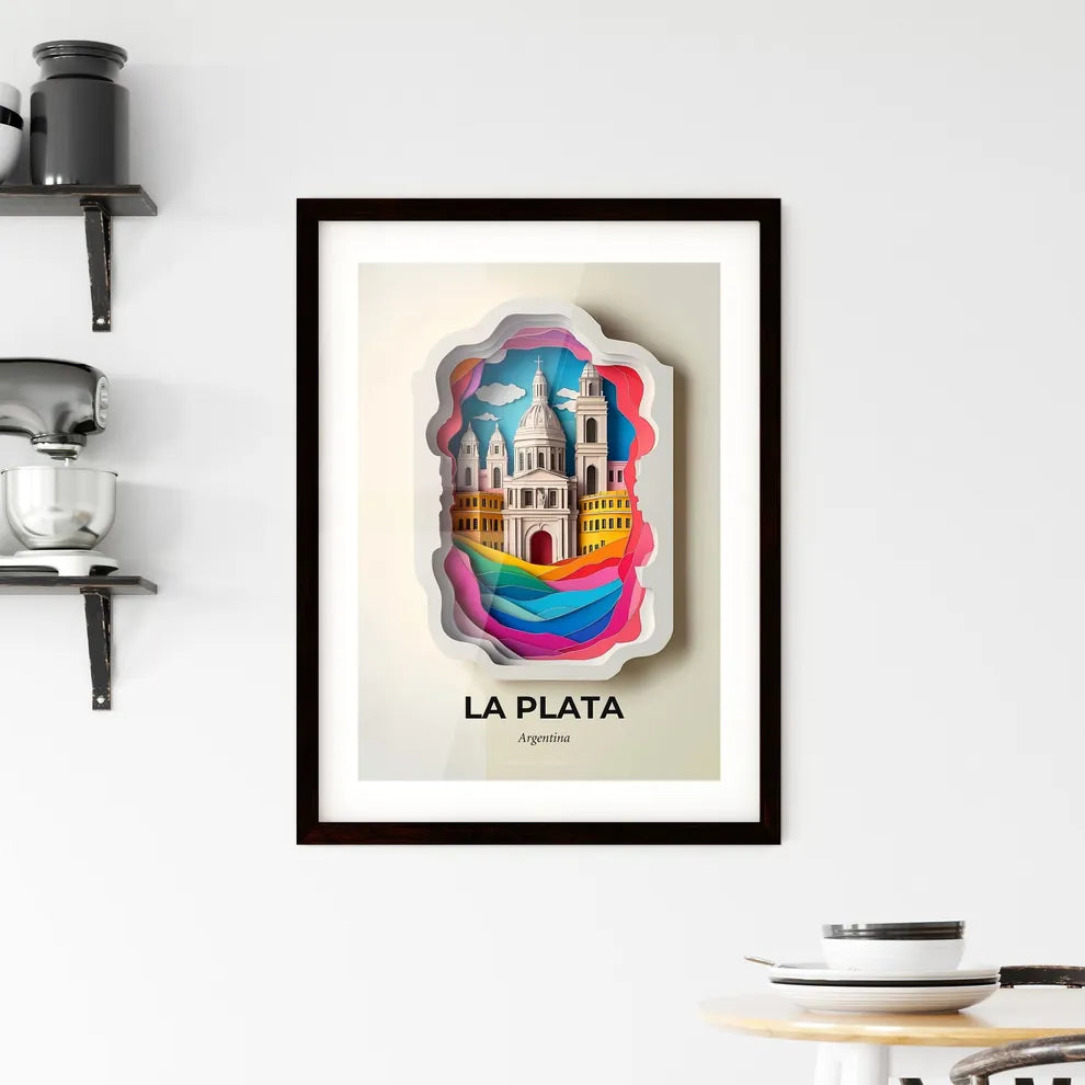 Vivid La Plata, Argentina, Framed Wall Art
