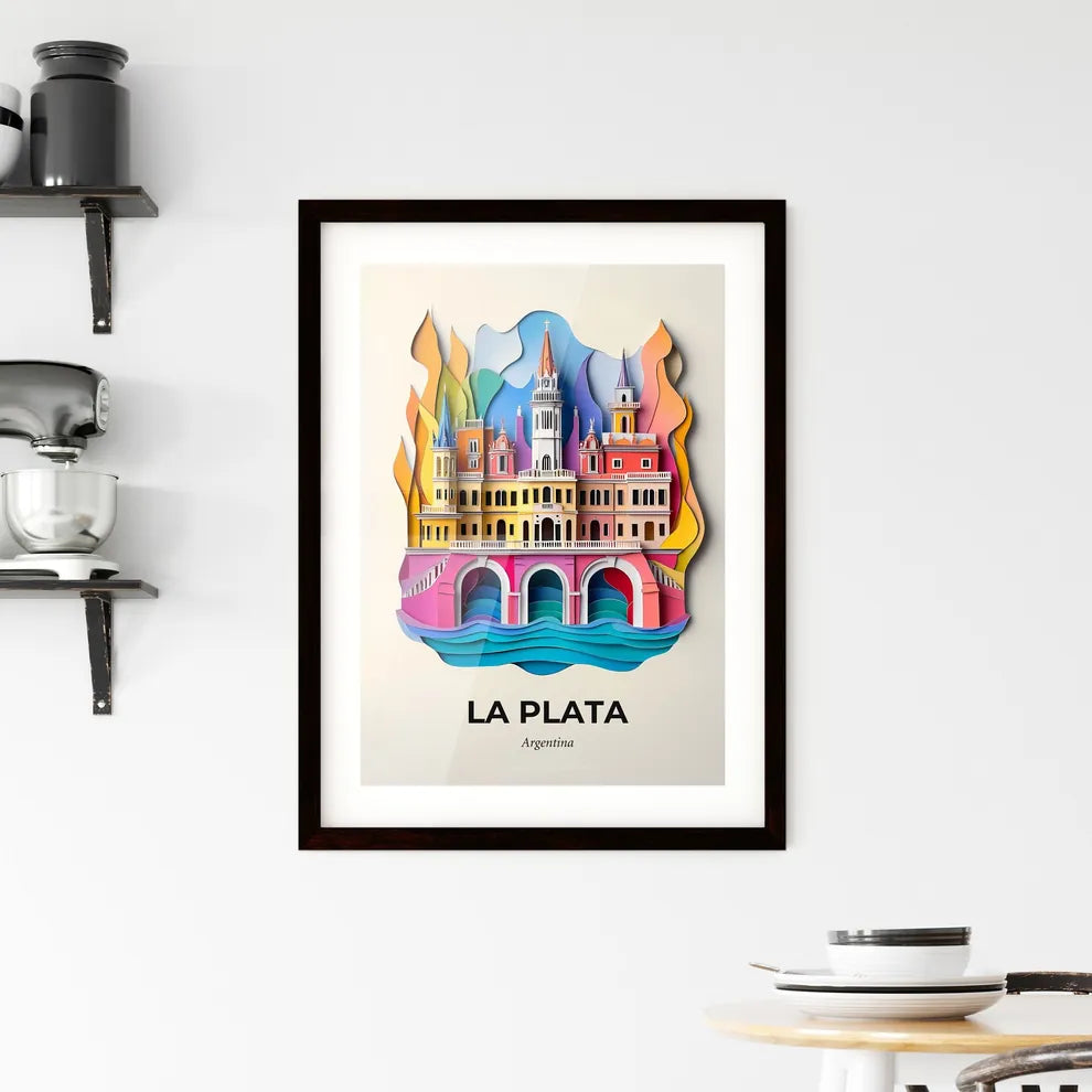 Vivid La Plata, Argentina, Framed Wall Art