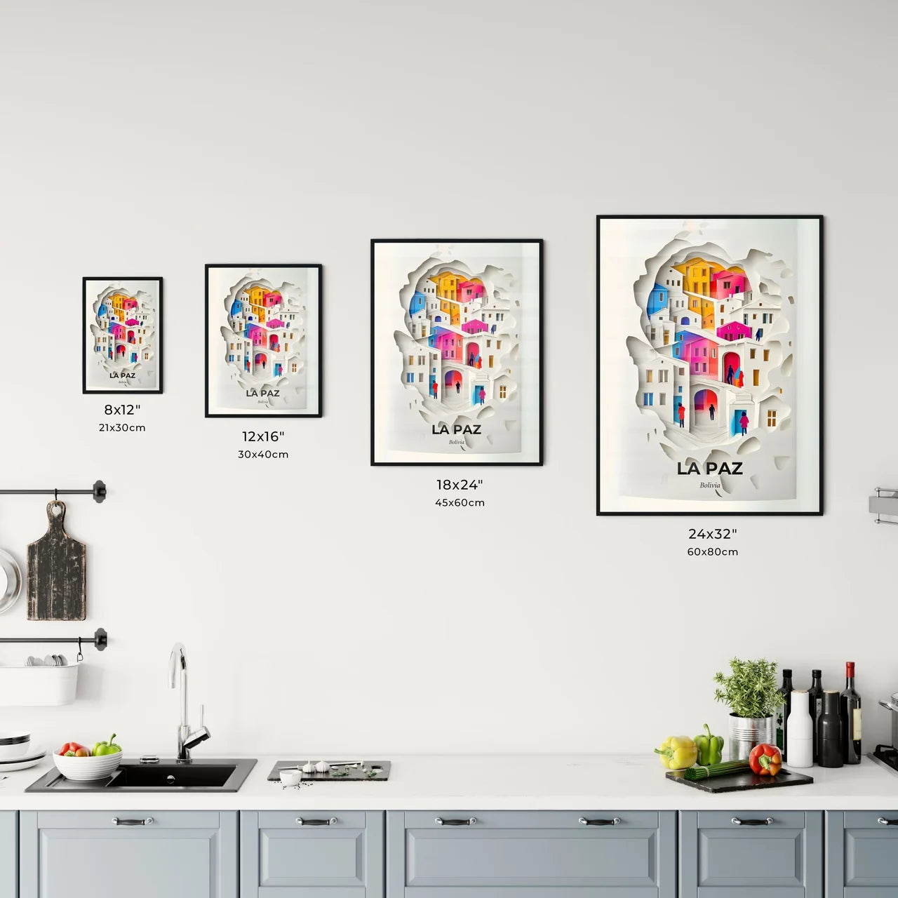 Vivid La Paz, Bolivia, Kitchen Art