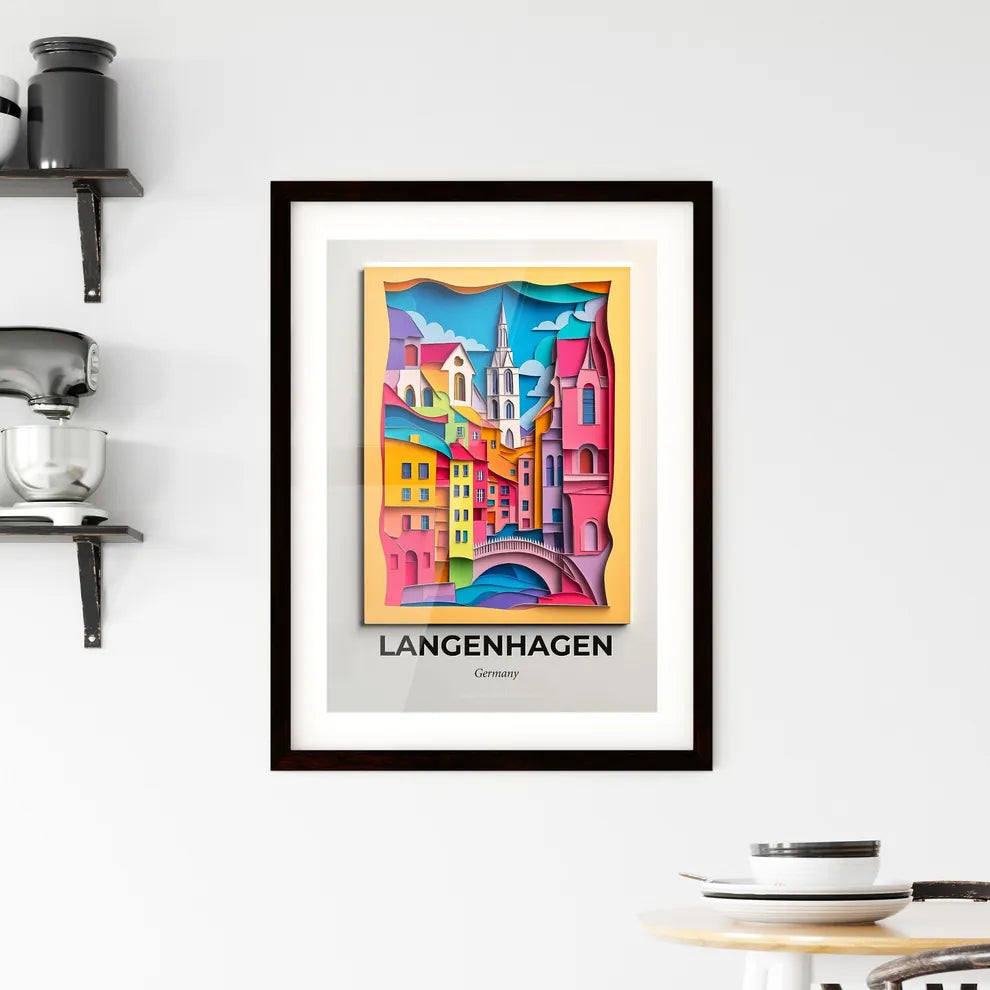 Vivid Langenhagen, Germany, Framed Wall Art