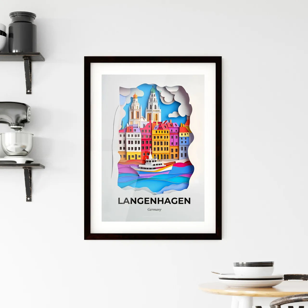 Vivid Langenhagen, Germany, Framed Wall Art