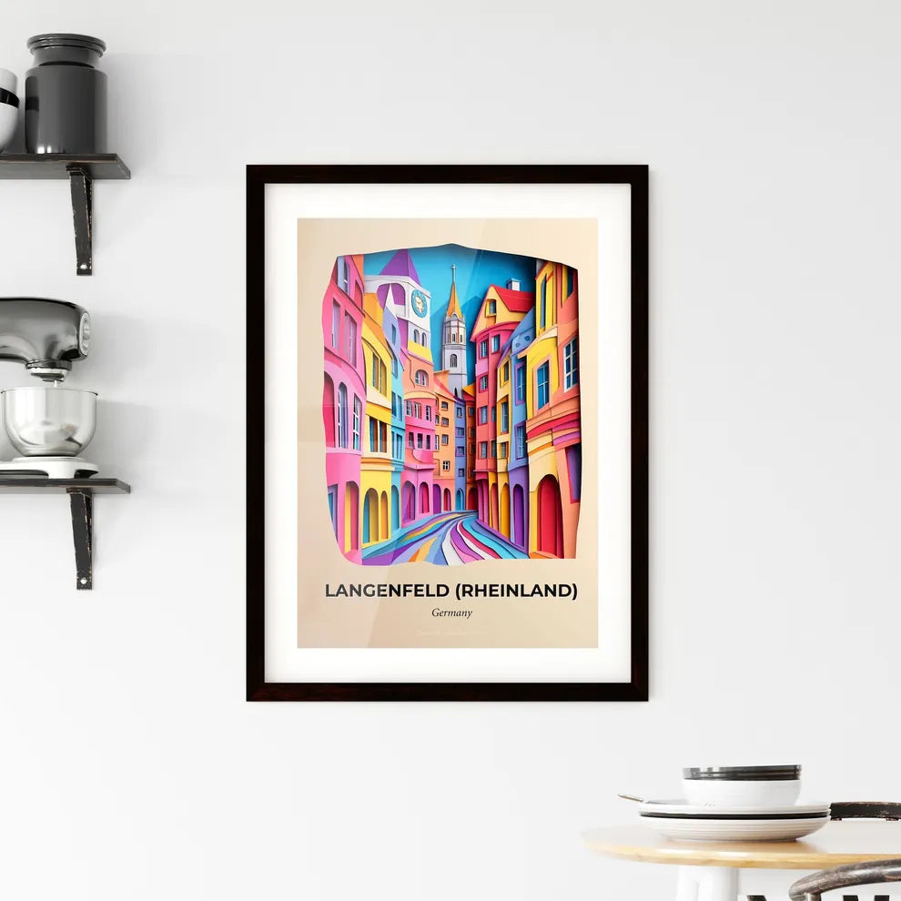 Vivid Langenfeld (Rheinland), Germany, Framed Wall Art