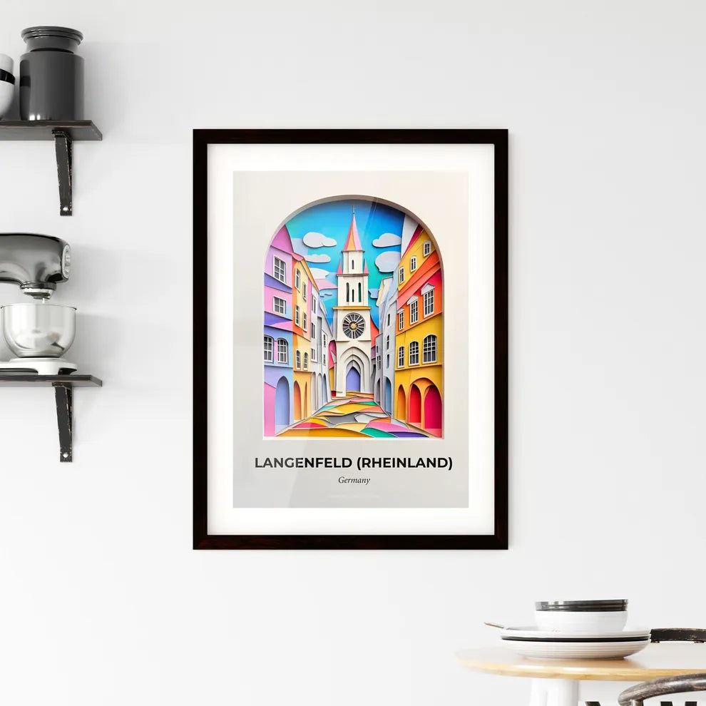 Vivid Langenfeld (Rheinland), Germany, Framed Wall Art