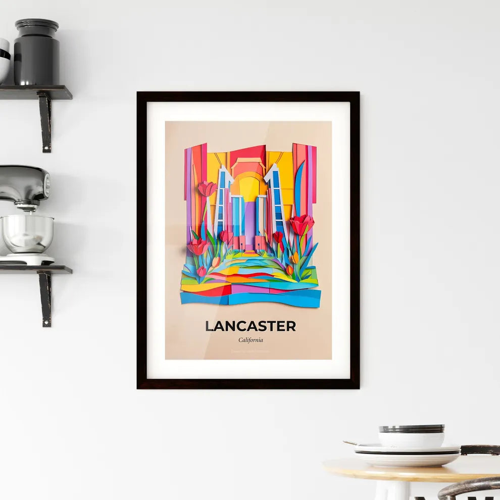 Vivid Lancaster, California, Framed Wall Art