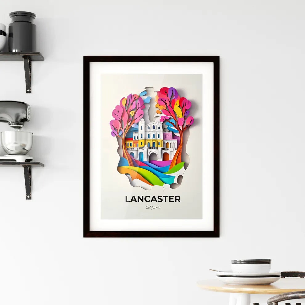 Vivid Lancaster, California, Framed Wall Art