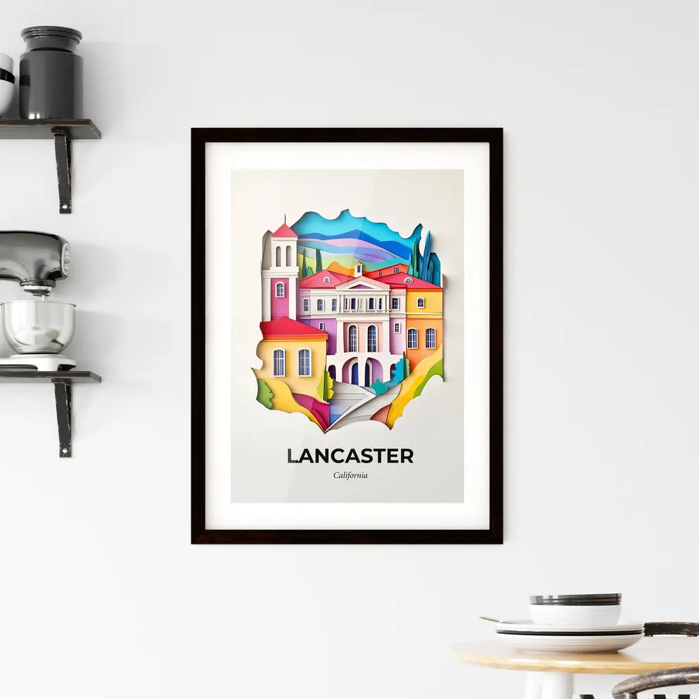 Vivid Lancaster, California, Framed Wall Art