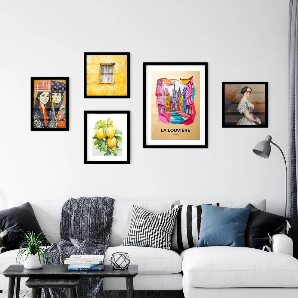 Vivid La Louvière, Belgium, Premium Framed Prints