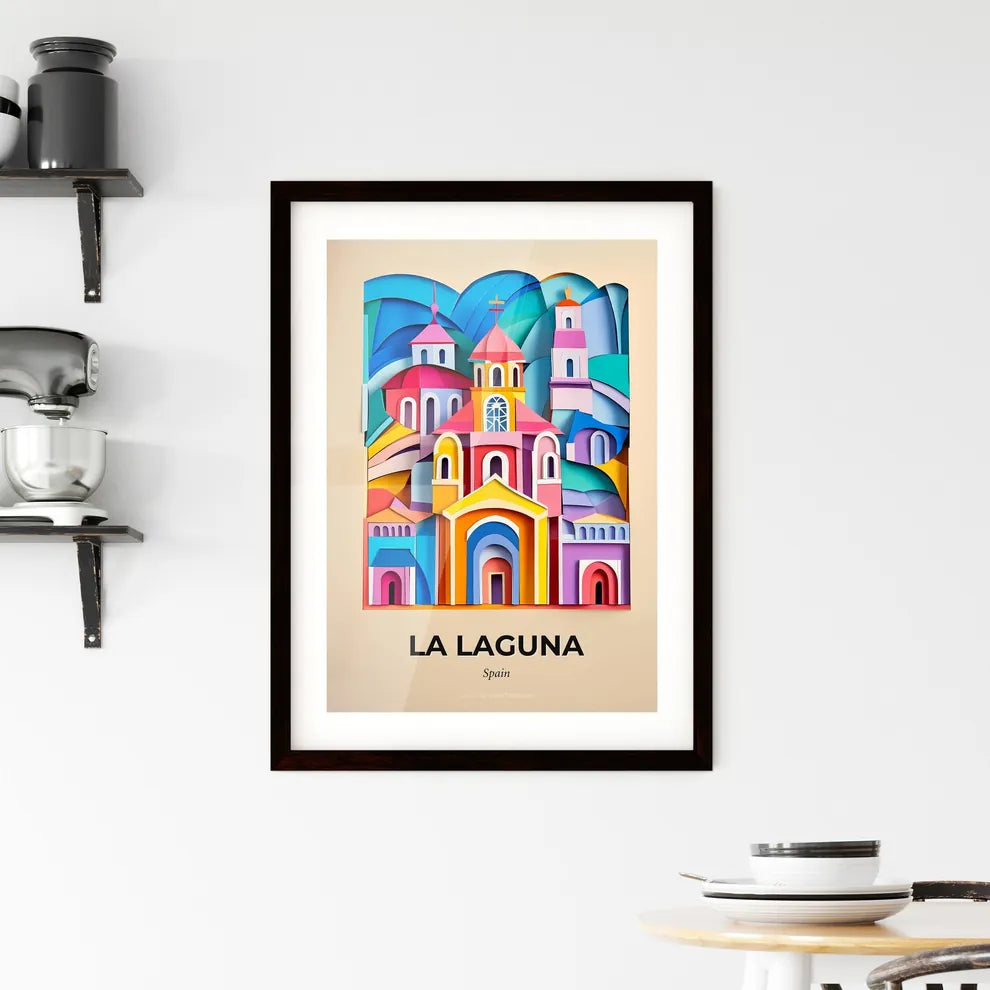 Vivid La Laguna, Spain, Framed Wall Art