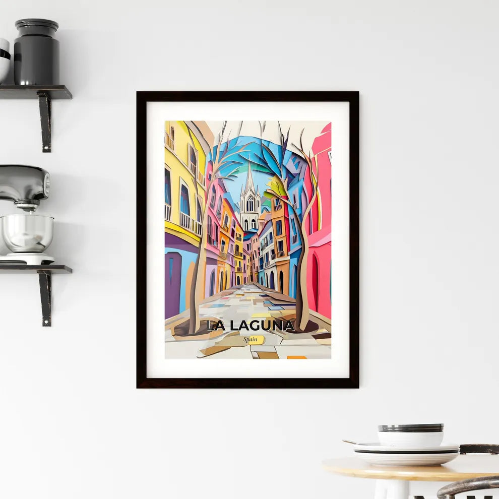 Vivid La Laguna, Spain, Framed Wall Art
