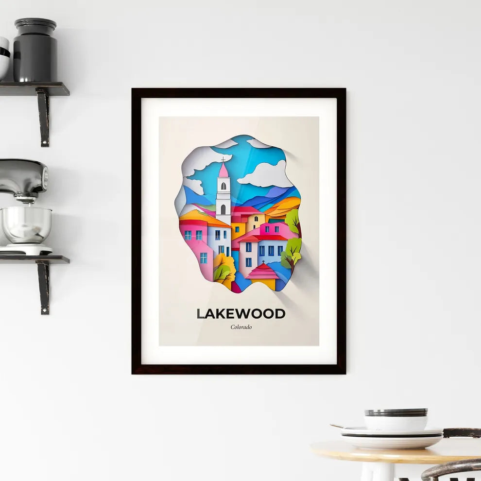 Vivid Lakewood, Colorado, Framed Wall Art