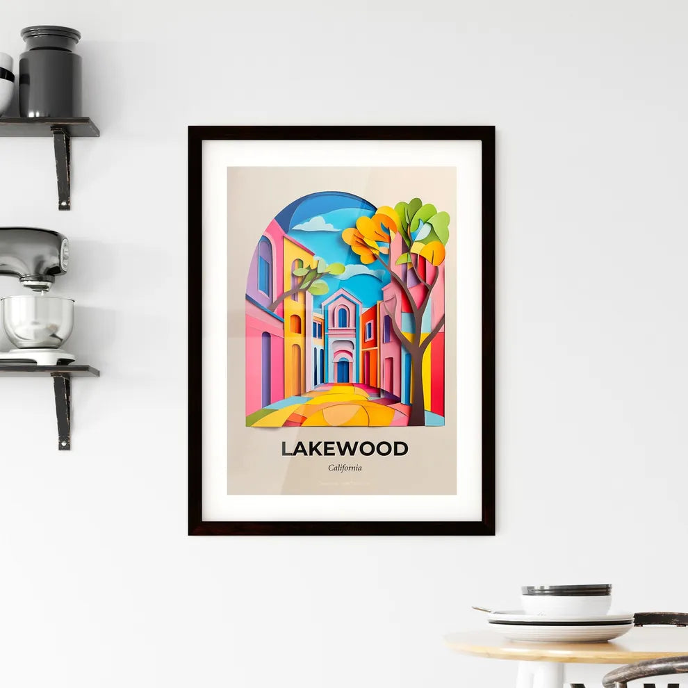 Vivid Lakewood, California, Framed Wall Art