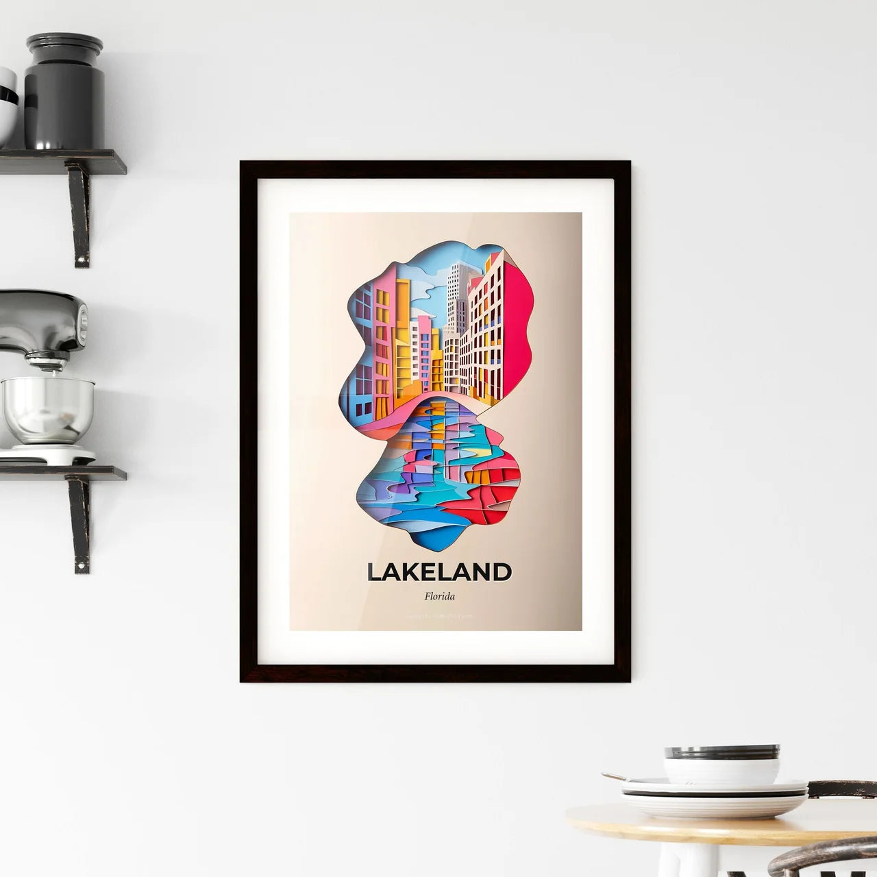 Vivid Lakeland, Florida, Framed Wall Art