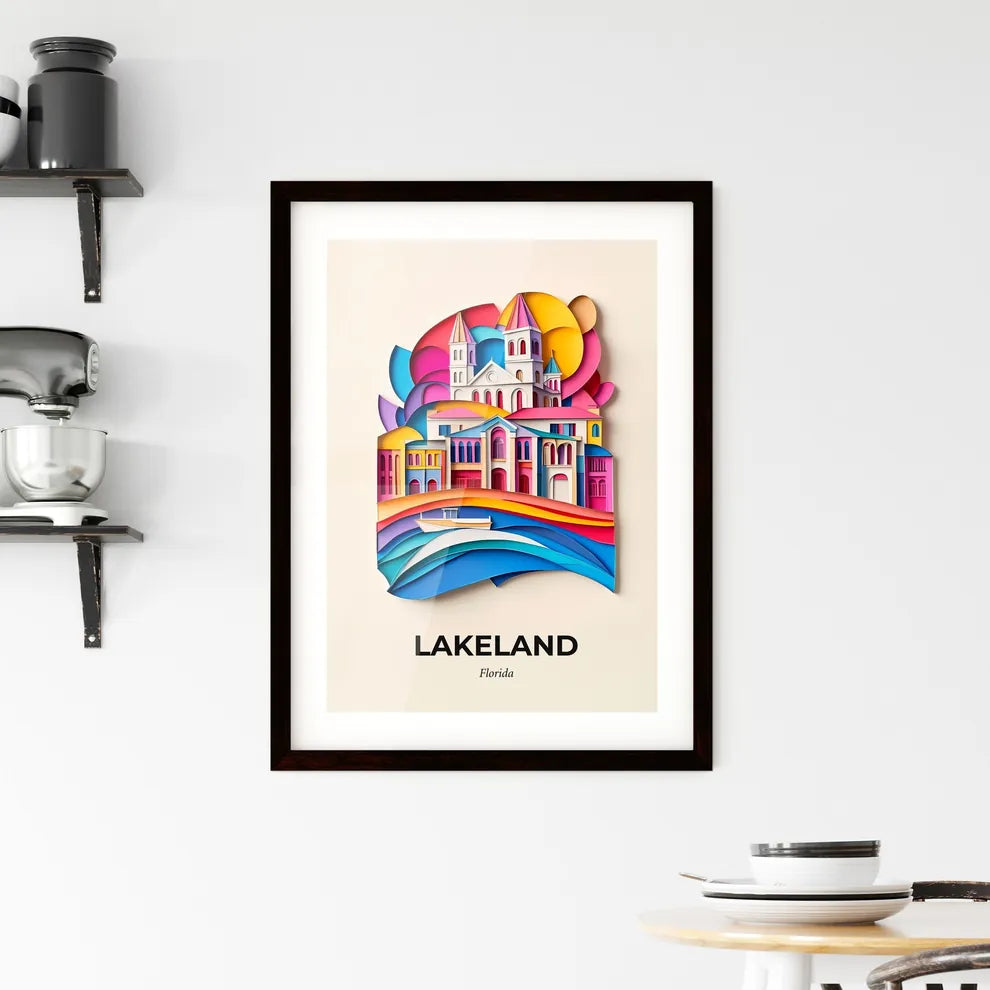Vivid Lakeland, Florida, Framed Wall Art