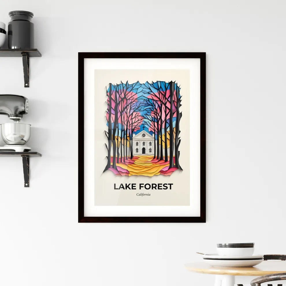 Vivid Lake Forest, California, Framed Wall Art