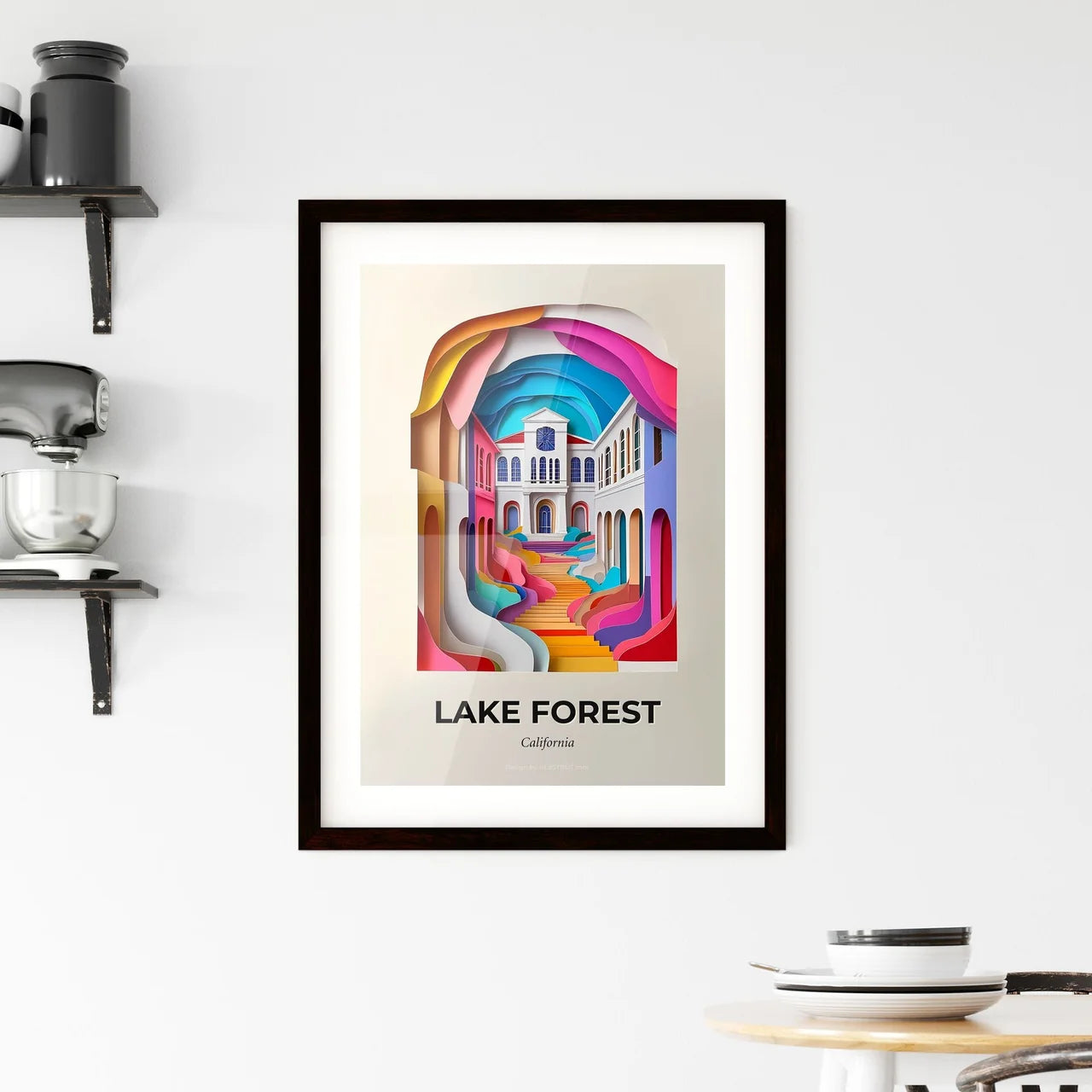 Vivid Lake Forest, California, Framed Wall Art