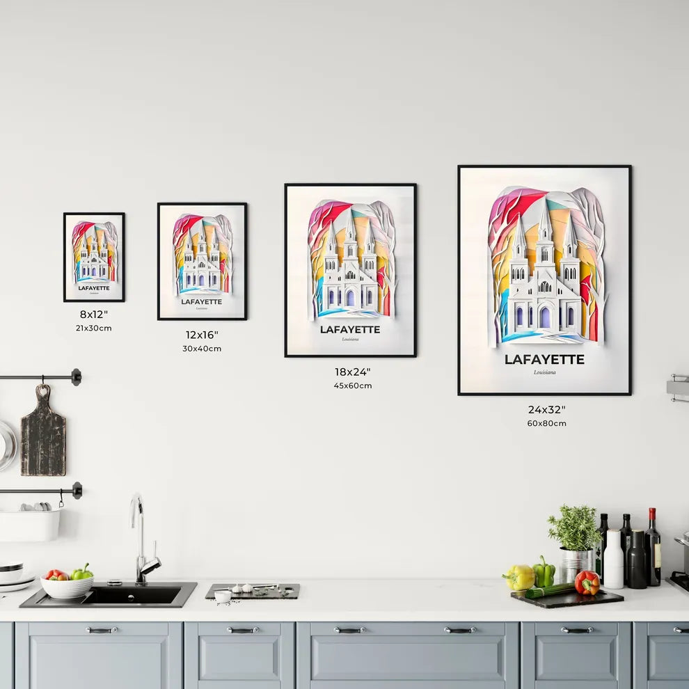 Vivid Lafayette, Louisiana, Kitchen Art