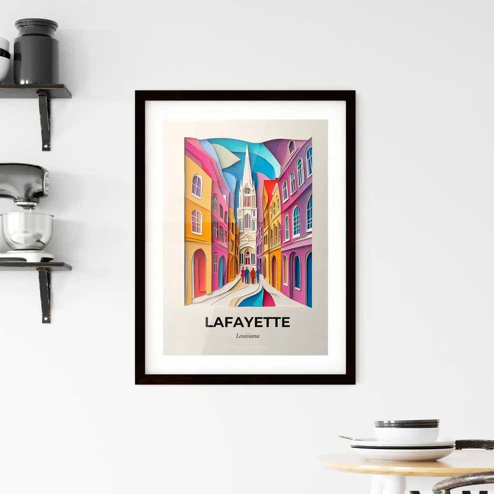 Vivid Lafayette, Louisiana, Framed Wall Art