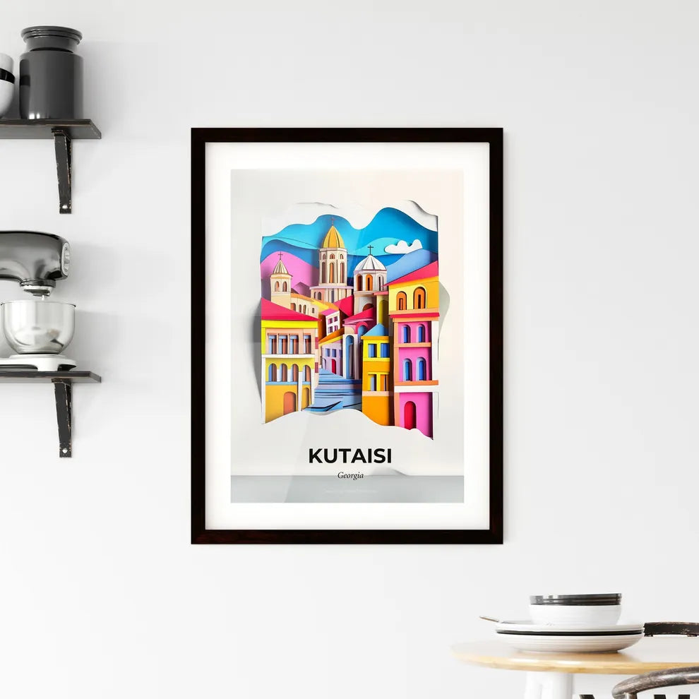 Vivid Kutaisi, Georgia, Framed Wall Art
