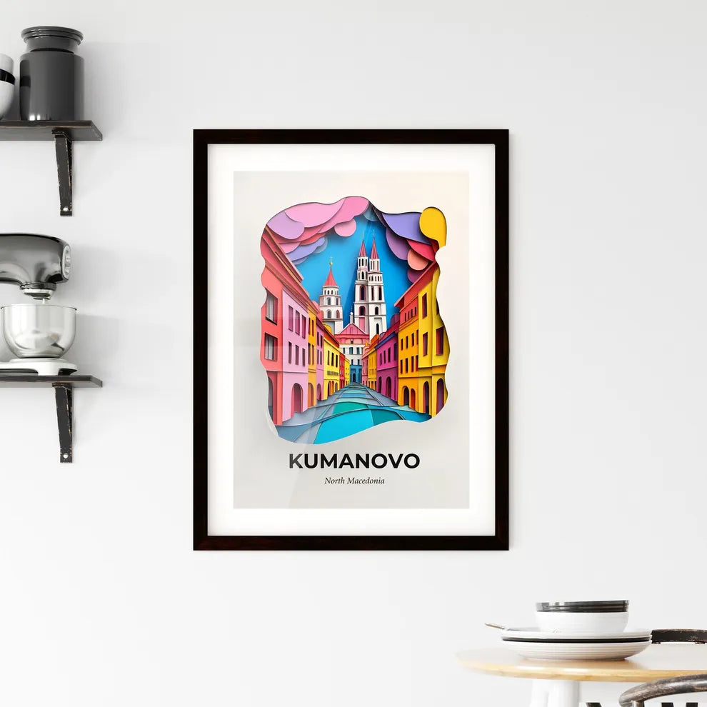 Vivid Kumanovo, North Macedonia, Framed Wall Art
