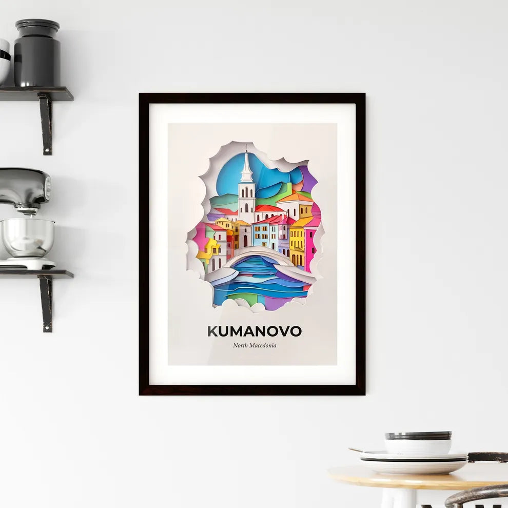 Vivid Kumanovo, North Macedonia, Framed Wall Art