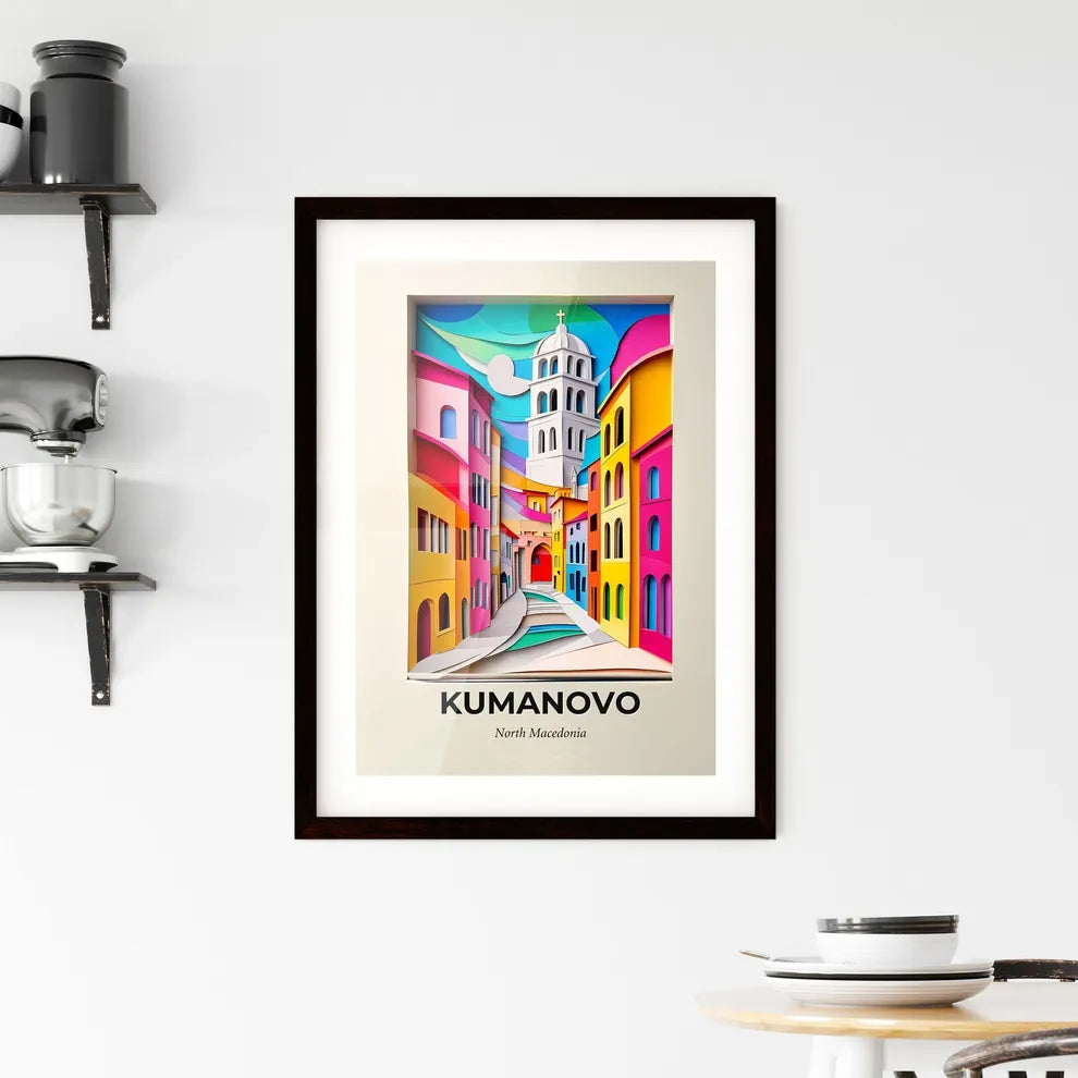 Vivid Kumanovo, North Macedonia, Framed Wall Art