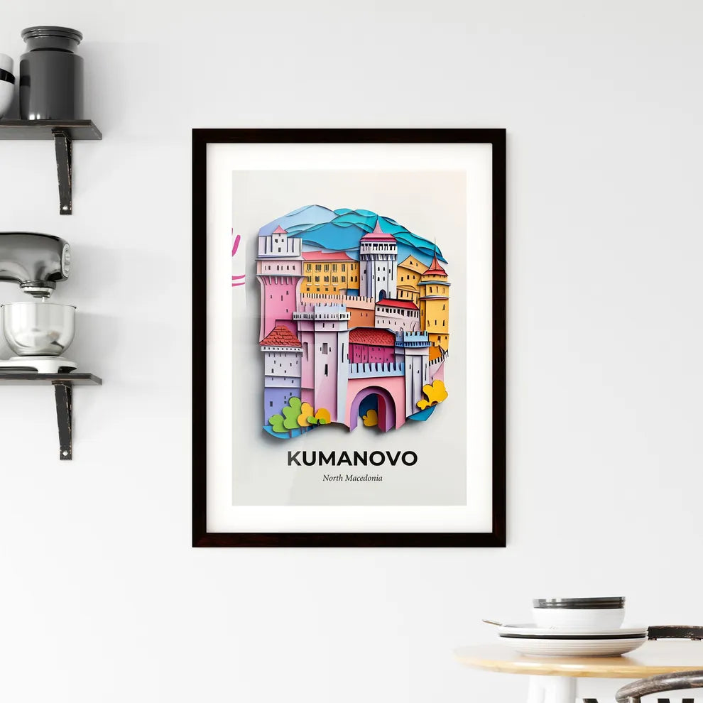 Vivid Kumanovo, North Macedonia, Framed Wall Art