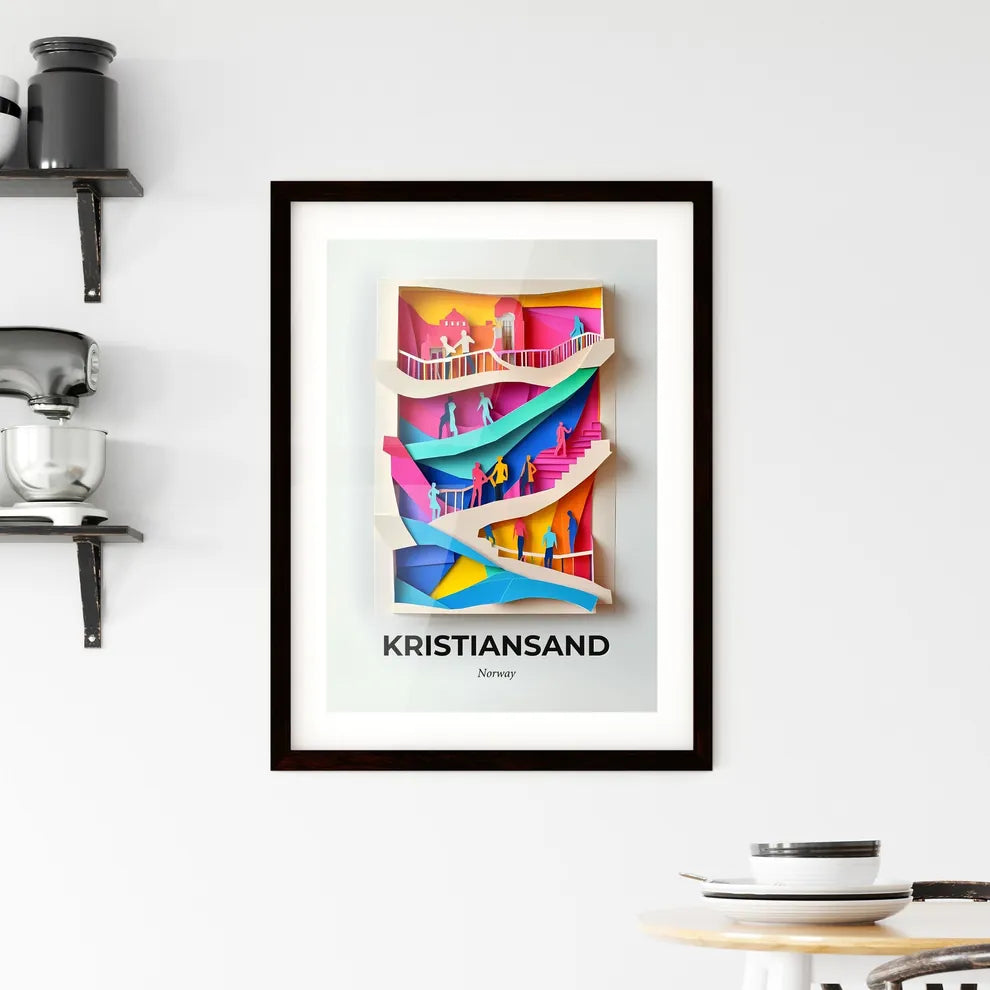 Vivid Kristiansand, Norway, Framed Wall Art