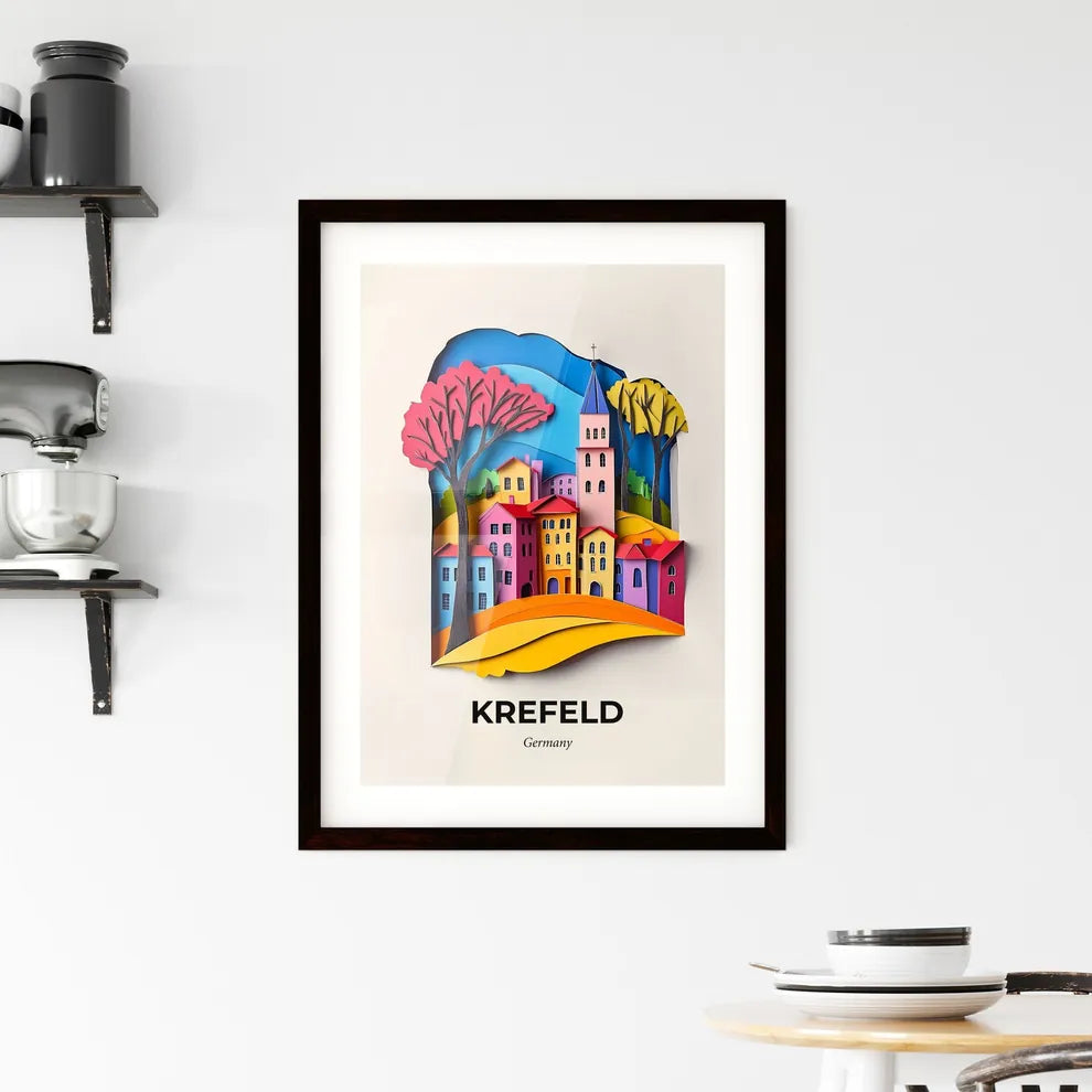 Vivid Krefeld, Germany, Framed Wall Art
