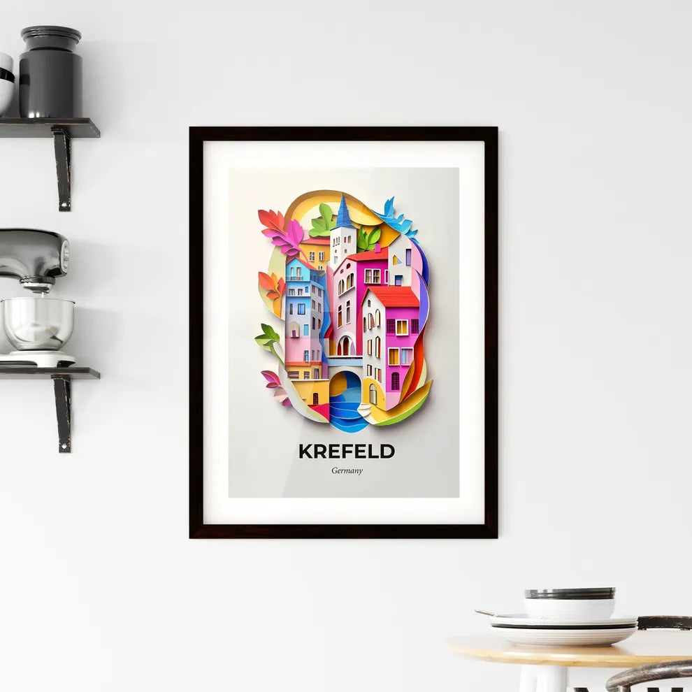 Vivid Krefeld, Germany, Framed Wall Art