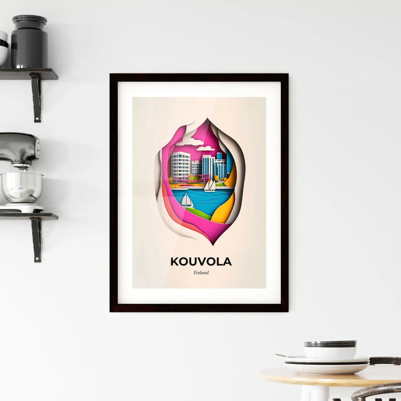 Vivid Kouvola, Finland, Framed Wall Art