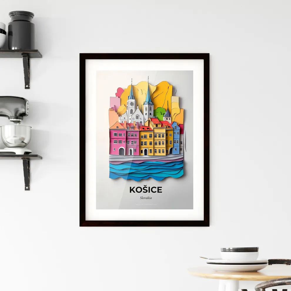 Vivid Košice, Slovakia, Framed Wall Art