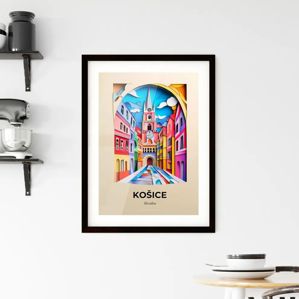 Vivid Košice, Slovakia, Framed Wall Art