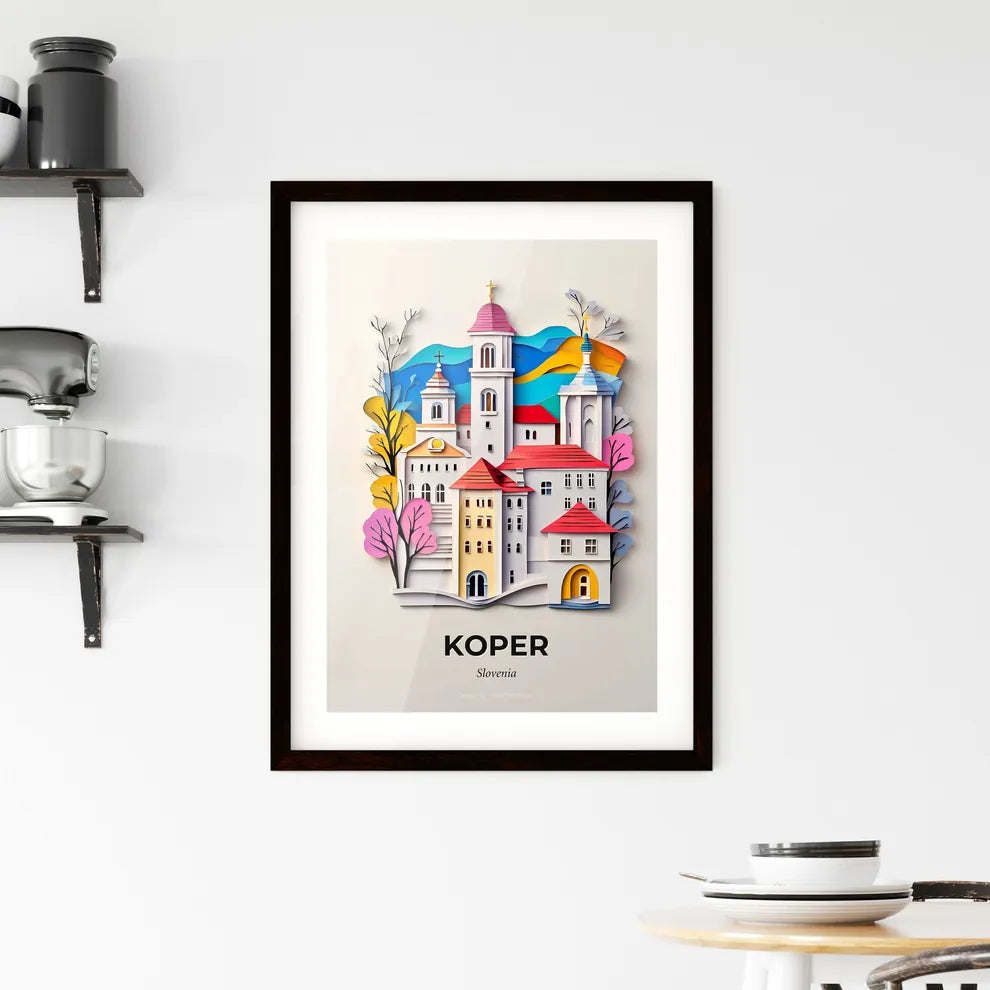 Vivid Koper, Slovenia, Framed Wall Art