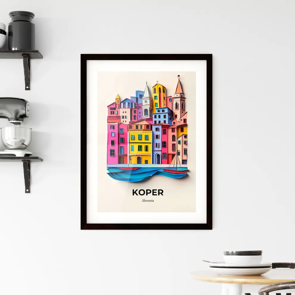 Vivid Koper, Slovenia, Framed Wall Art