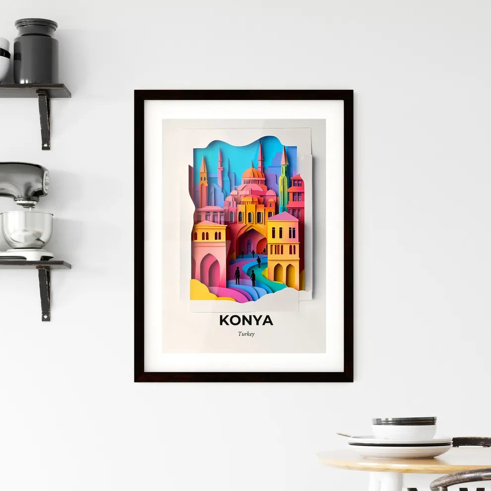 Vivid Konya, Turkey, Framed Wall Art