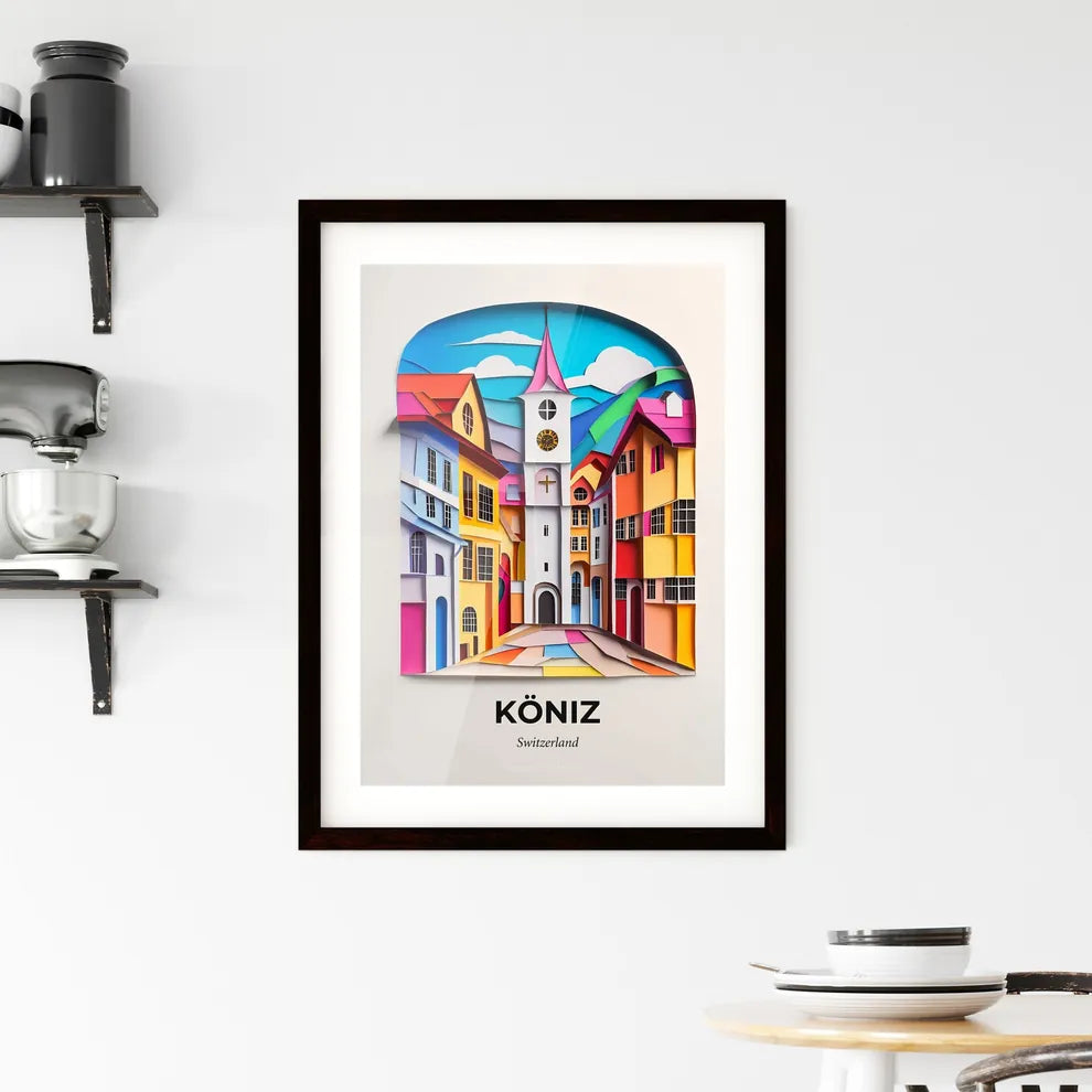 Vivid Köniz, Switzerland, Framed Wall Art