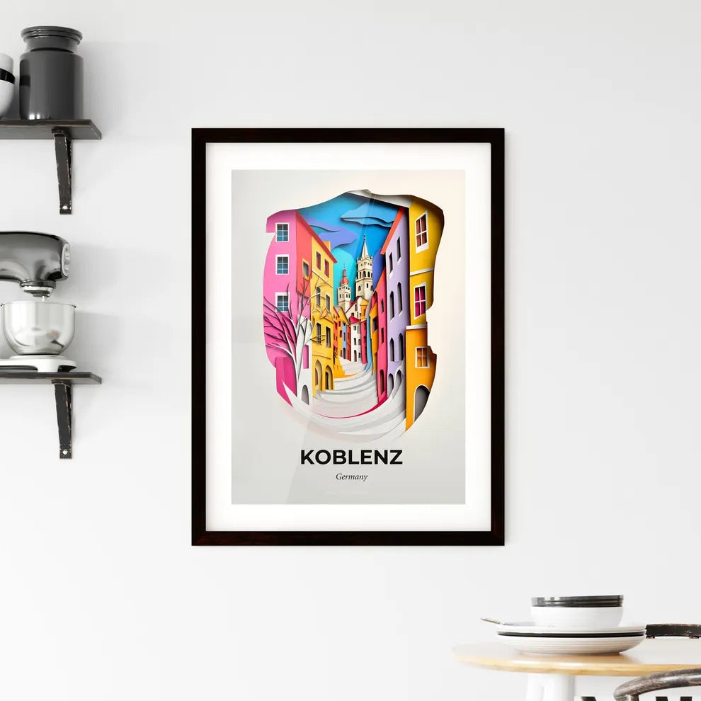 Vivid Koblenz, Germany, Framed Wall Art