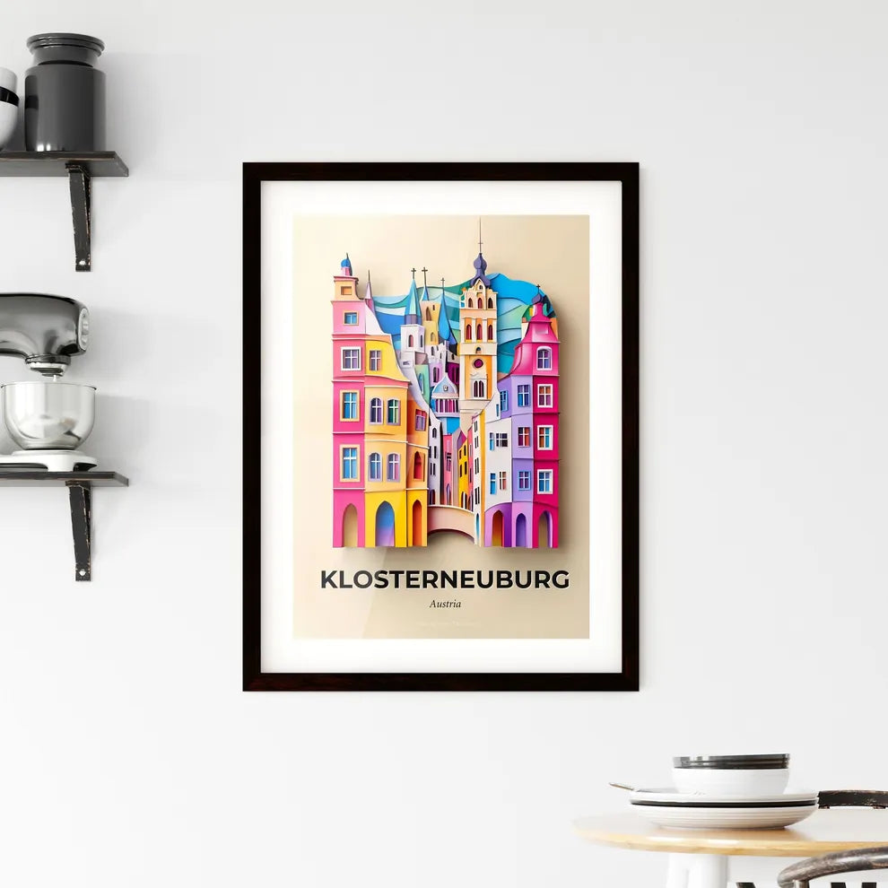 Vivid Klosterneuburg, Austria, Framed Wall Art
