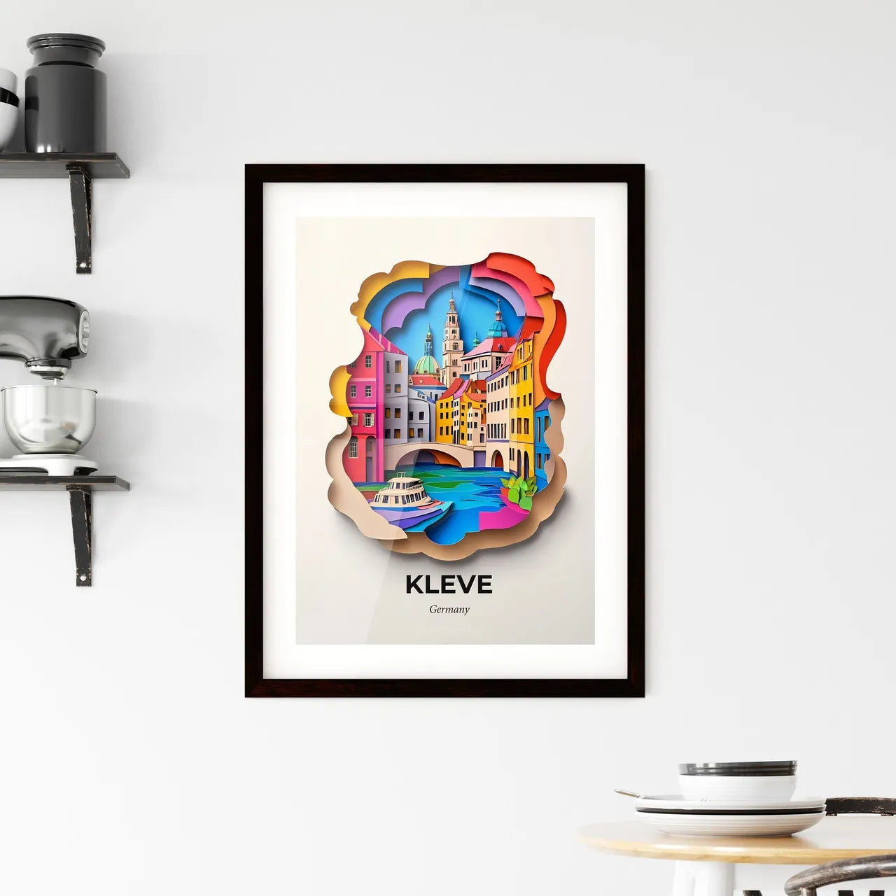 Vivid Kleve, Germany, Framed Wall Art