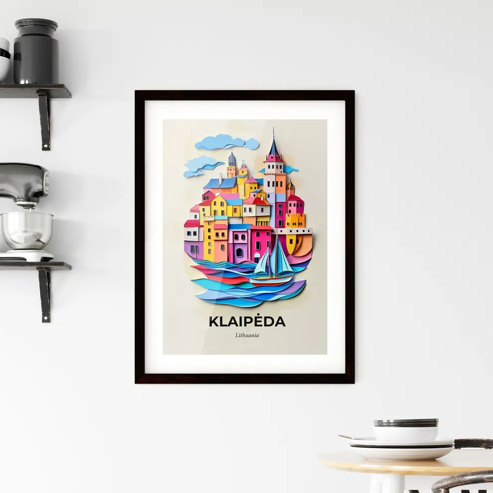 Vivid Klaipėda, Lithuania, Framed Wall Art