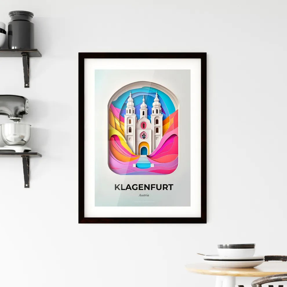 Vivid Klagenfurt, Austria, Framed Wall Art