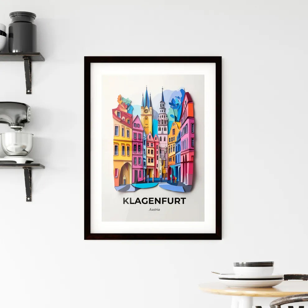 Vivid Klagenfurt, Austria, Framed Wall Art