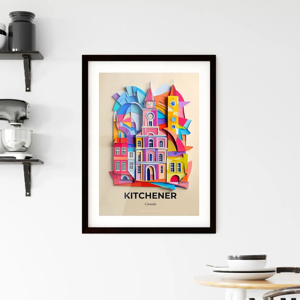 Vivid Kitchener, Canada, Framed Wall Art