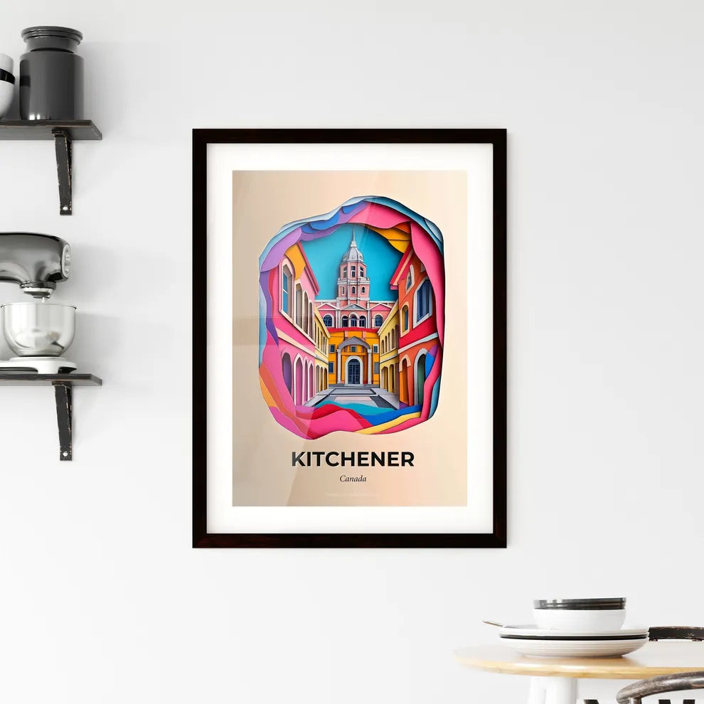 Vivid Kitchener, Canada, Framed Wall Art