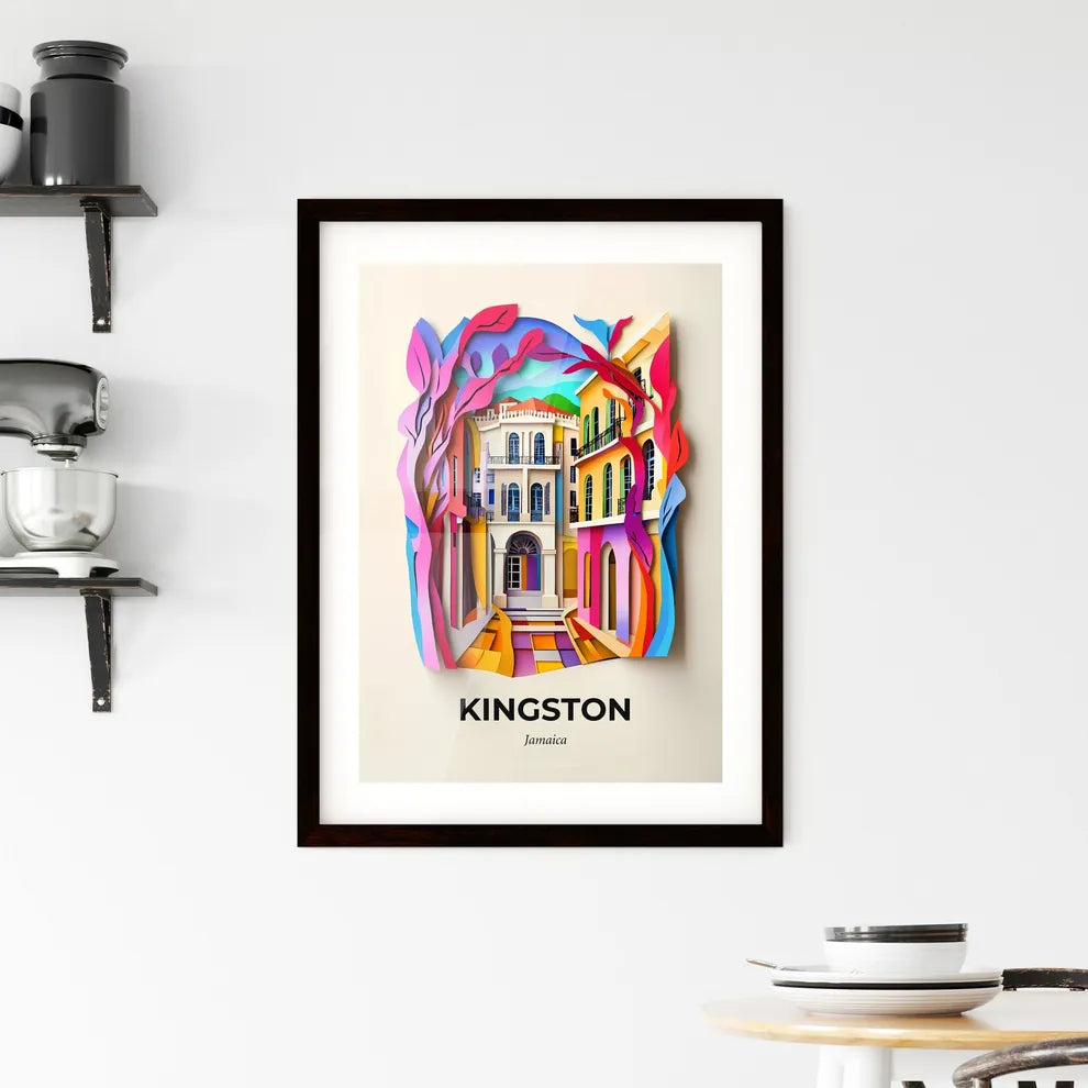 Vivid Kingston, Jamaica, Framed Wall Art