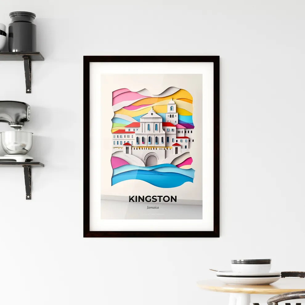 Vivid Kingston, Jamaica, Framed Wall Art