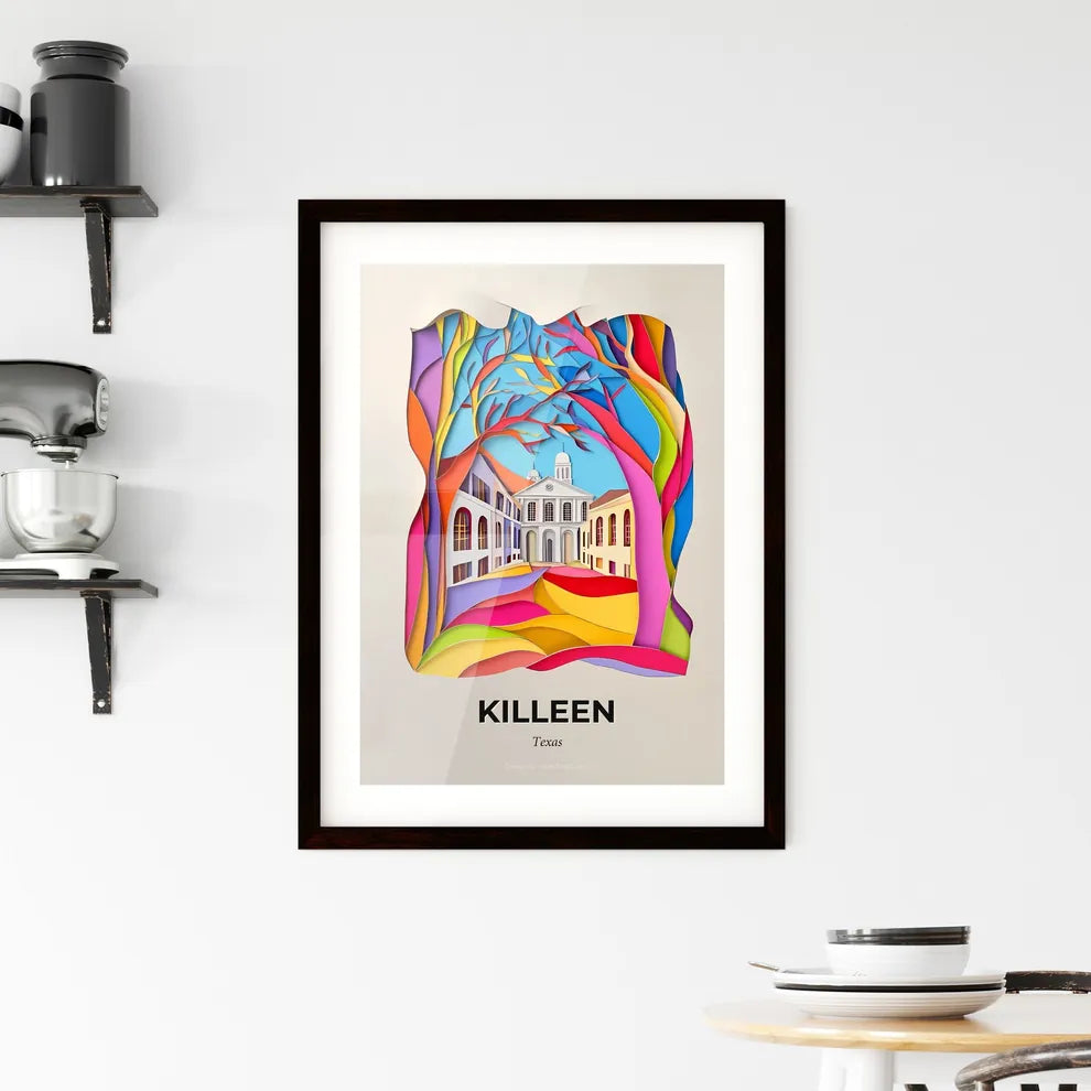 Vivid Killeen, Texas, Framed Wall Art