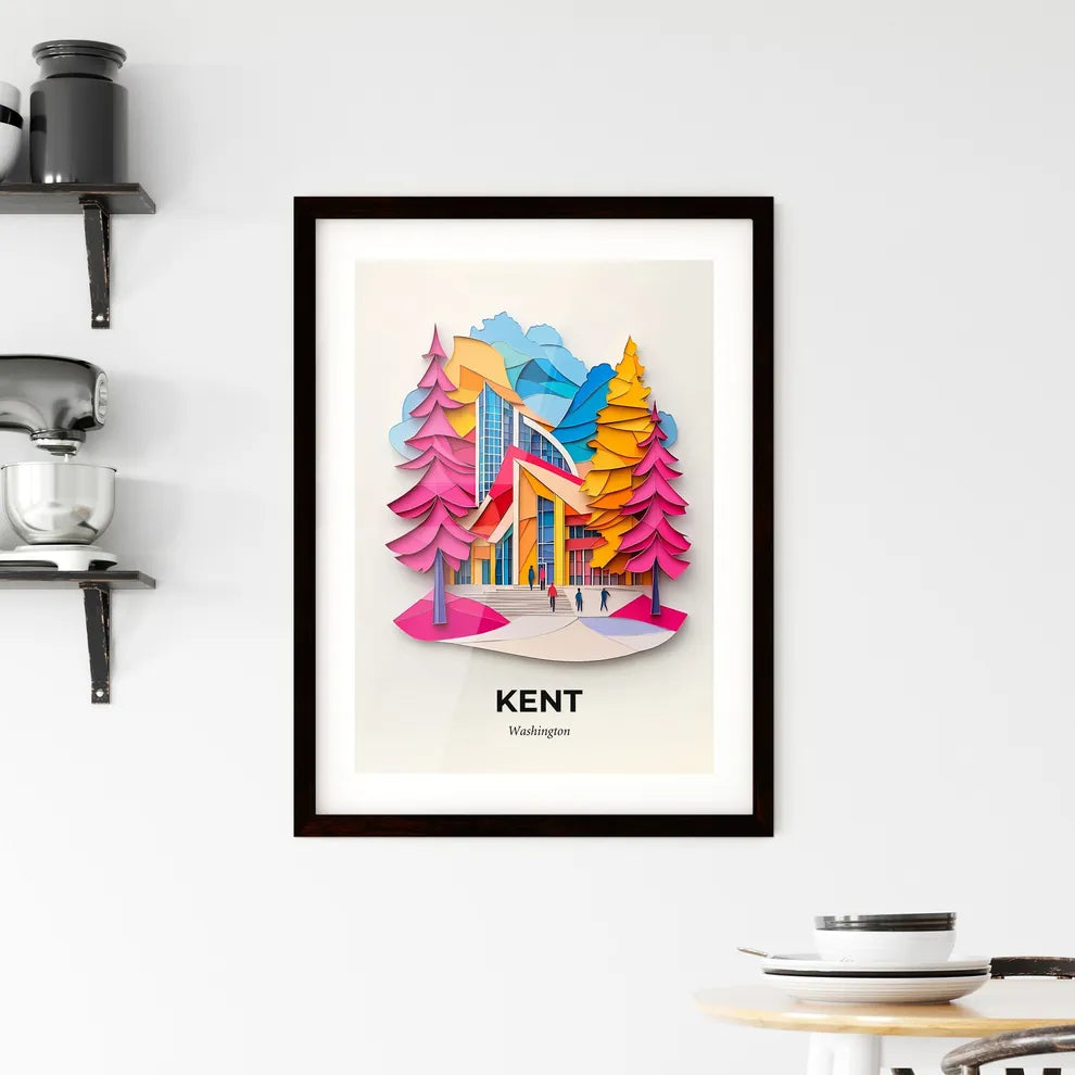 Vivid Kent, Washington, Framed Wall Art